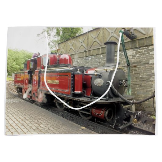 蒸気列車 ラージペーパーバッグ (正面)