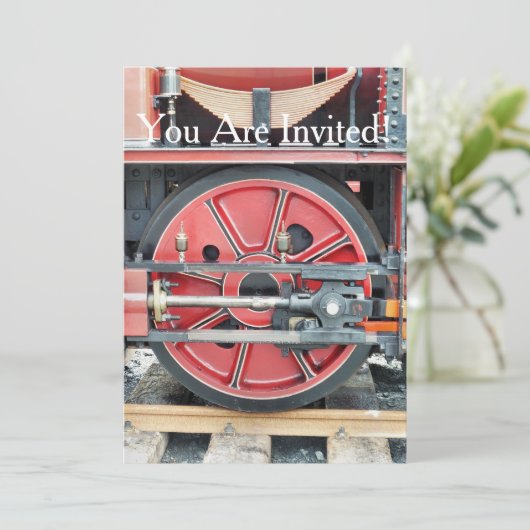 蒸気列車 招待状 (スタンド正面)