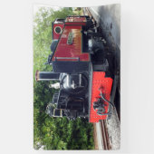 蒸気列車 横断幕 (縦)