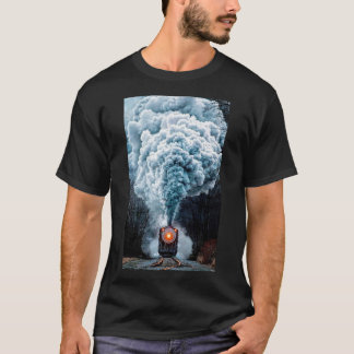 蒸気列車Tシャツ Tシャツ
