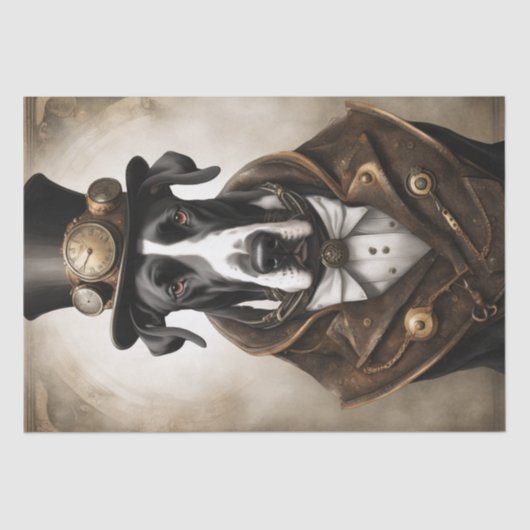 蒸気力のエレガンス:スティームパンクの大きなダン 薄葉紙 (正面)