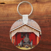 蒸気動力アンティークトラクター キーホルダー (正面)