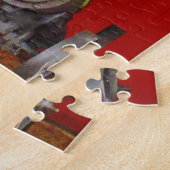 蒸気動力アンティークトラクター ジグソーパズル (側面)