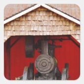 蒸気動力アンティークトラクター スクエアシール (正面)