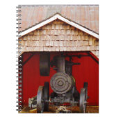 蒸気動力アンティークトラクター ノートブック (正面)