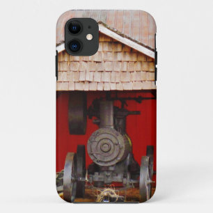 蒸気動力アンティークトラクター iPhone 11 ケース