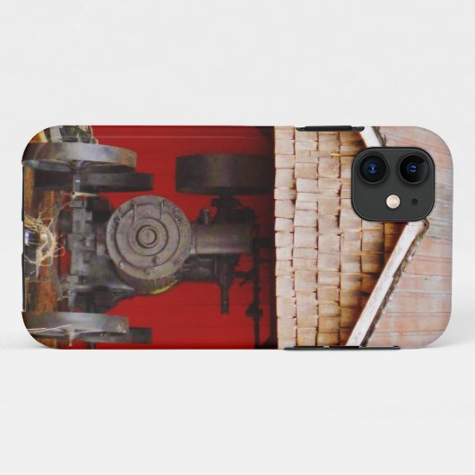 蒸気動力アンティークトラクター Case-Mate iPhoneケース (裏面(横))