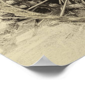 蒸気動力農用トラクター ポスター (角)