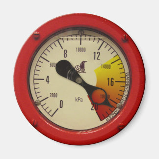 蒸気圧力計警告- s!マグネット マグネット