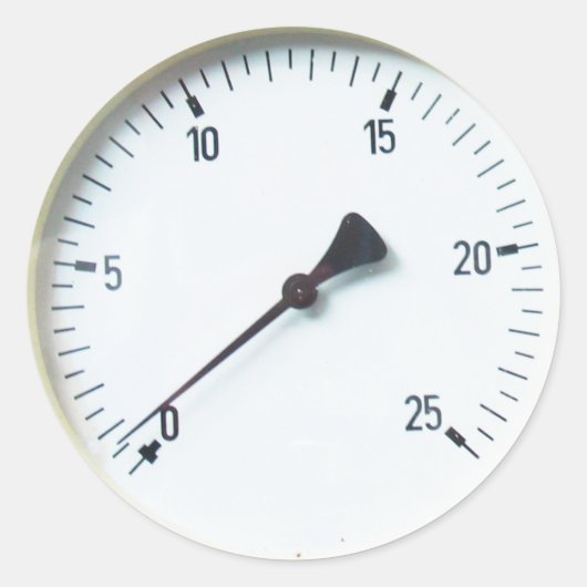 蒸気圧計ダイヤル式鎌 ラウンドシール (正面)