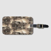 蒸気夢 – 鉄道エンジンラゲッジタグ ラゲッジタグ (正面横)