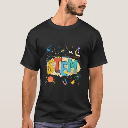 蒸気学の乗組員の幹先生は学校に行く Tシャツ (正面)