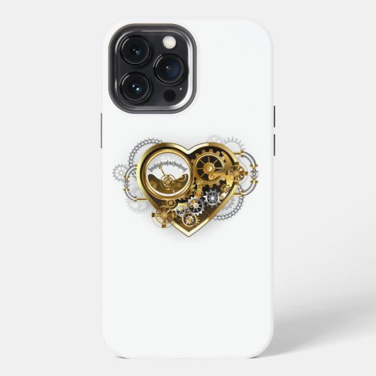 蒸気工学ハート マノメーター付き iPhoneケース (裏面)