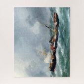 蒸気帆走船フィンズベリー1881 ジグソーパズル (縦)