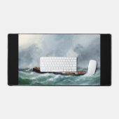 蒸気帆走船フィンズベリー1881 デスクマット (キーボード&マウス)