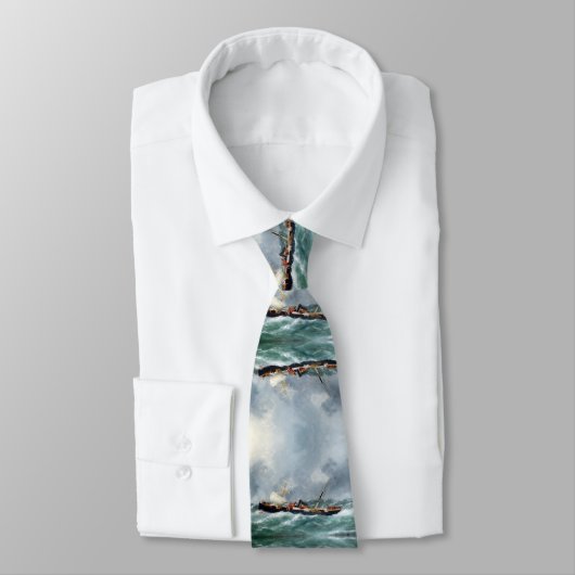 蒸気帆走船フィンズベリー1881 ネクタイ (タイ)