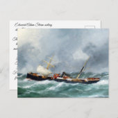 蒸気帆走船フィンズベリー1881 ポストカード (正面/裏面)