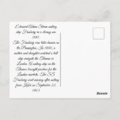 蒸気帆走船フィンズベリー1881 ポストカード (裏面)