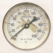 蒸気式トレインゲージ ラウンドペーパーコースター (正面)