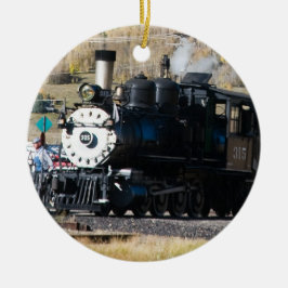 蒸気機関のオーナメント セラミックオーナメント