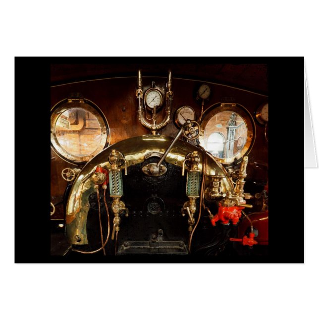 蒸気機関のタクシー (正面横)