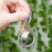 蒸気機関の列車のKeychainのキーホルダー キーホルダー (手)