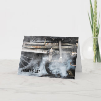 蒸気機関の父の日カード カード