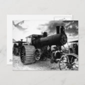 蒸気機関はがき ポストカード (正面/裏面)