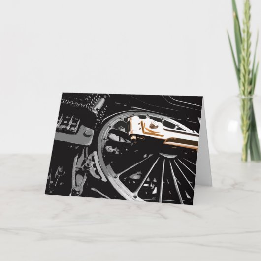 蒸気機関ホイール カード (正面)