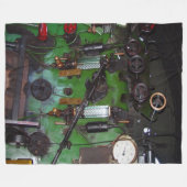 蒸気機関ボイラ フリースブランケット (正面(横))