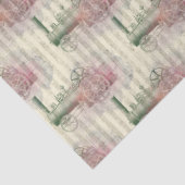 蒸気機関列車とデコパストライプージュ 薄葉紙 (詳細)