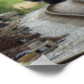 蒸気機関列車ポスター ポスター (角)