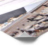 蒸気機関列車ポスター ポスター (角)