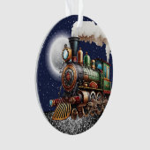 蒸気機関列車 オーナメント (正面)