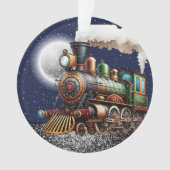 蒸気機関列車 オーナメント (正面)