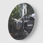 蒸気機関列車 ラージ壁時計 (傾斜)