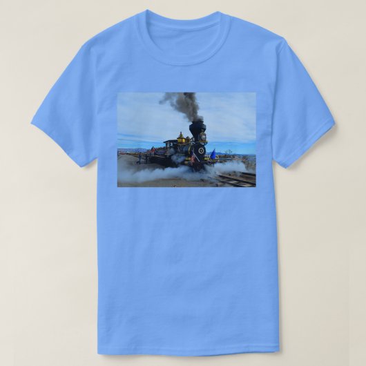 蒸気機関列車 Tシャツ (デザイン正面)