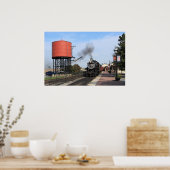 蒸気機関到着 ポスター (キッチン)