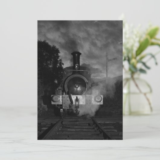 蒸気機関招待状 招待状 (スタンド正面)