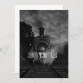 蒸気機関招待状 招待状 (正面/裏面)