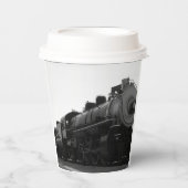 蒸気機関紙パーティーカップ 紙コップ (正面)