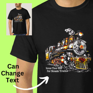 蒸気機関車には決して古くないファンタジー Tシャツ