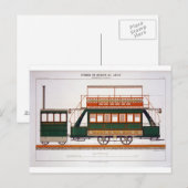 蒸気機関車のデザイン、プレート126から'インダス ポストカード (正面/裏面)