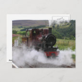 蒸気機関車のポストカード ポストカード (正面/裏面)