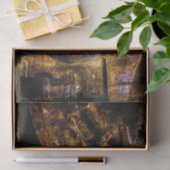 蒸気機関車のヴィンテージ灯 薄葉紙 (ギフト)