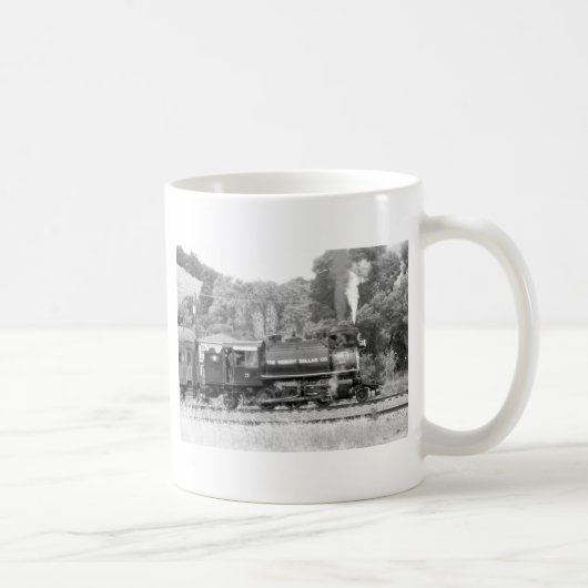 蒸気機関車の列車 コーヒーマグカップ (右)
