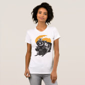 蒸気機関車の女性用Tシャツ Tシャツ (正面フル)