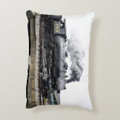 蒸気機関車の枕 アクセントクッション (裏面(縦))