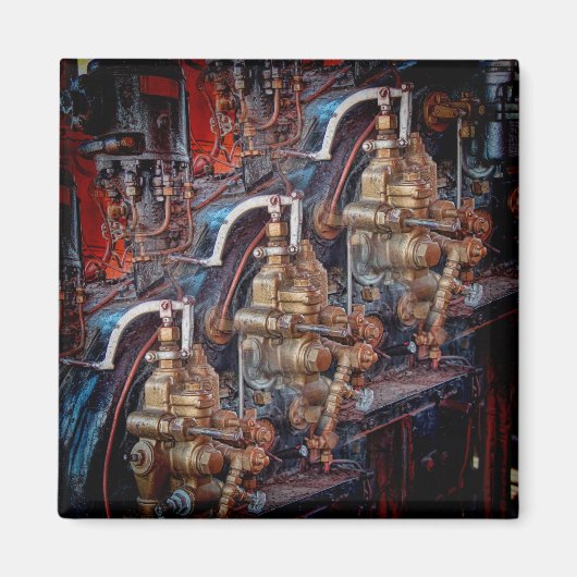 蒸気機関車の機関磁石の制御装置 マグネット (正面)