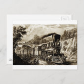 蒸気機関車の歴史 ポストカード (正面/裏面)